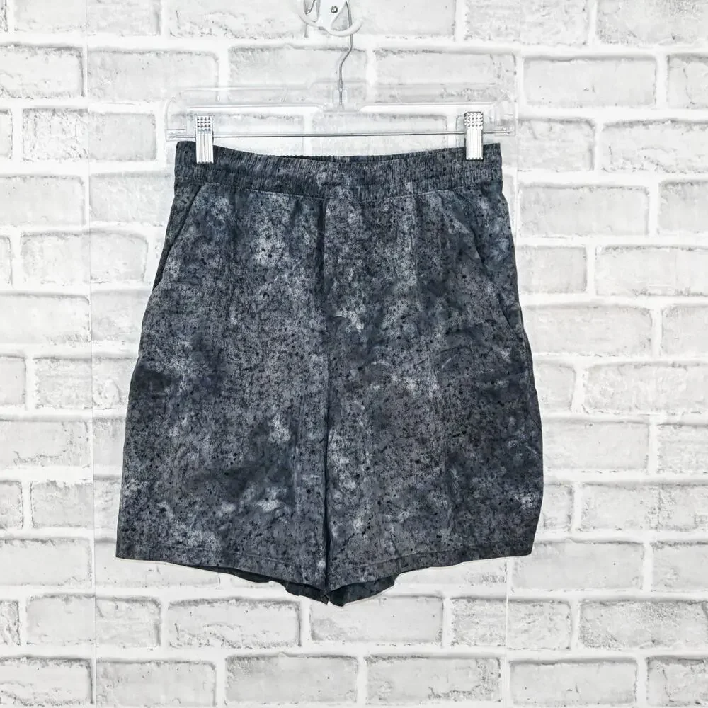 Lululemon Men's liner less Peace Breaker Shorts grey size Small